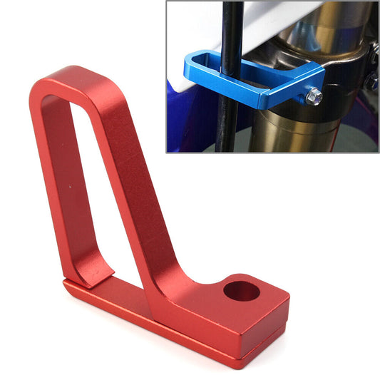 1x CNC Brake Line Hose Clamp for Yamaha YZ125/250 YZ250F/450F YZ250X YZ125X Red