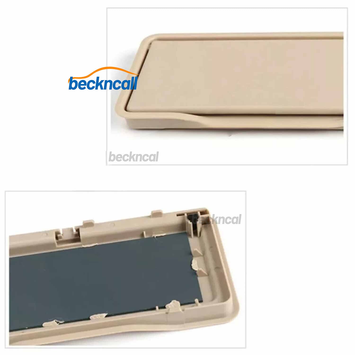 Beige Left Side Sun Visor Mirror Frame Cover for Mercedes-Benz E Class W212 W218