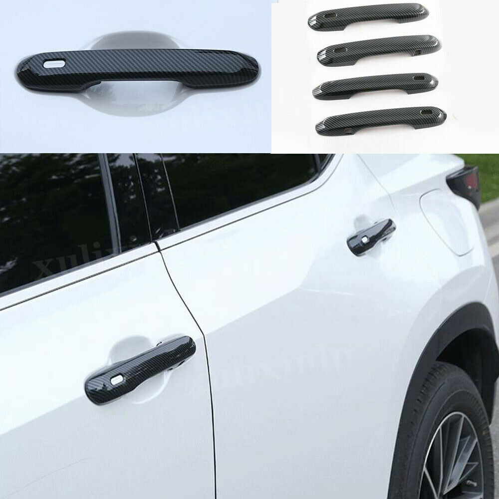 Carbon Fiber Rearview Side Mirror Strips Decor Trim for Sienna 2021-2023 v