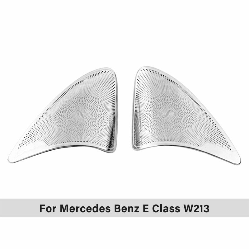 2-piece car door audio speaker protective cover trim - n