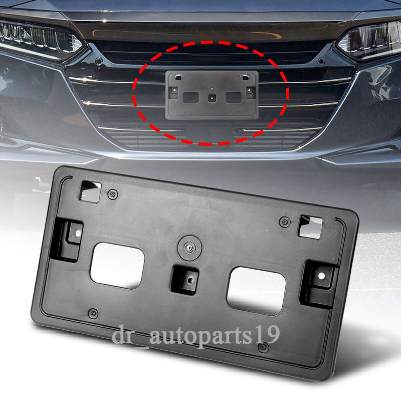 Front License Plate Holder Bracket for Honda Accord 4Dr 2018 2019 2020 2021 2022