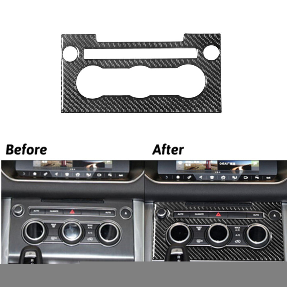 Red Left Right Air Vent Frame Trim Cover Carbon Fiber for Chevy Impala 2014-2020 v