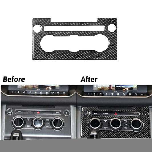 Red Left Right Air Vent Frame Trim Cover Carbon Fiber for Chevy Impala 2014-2020 v