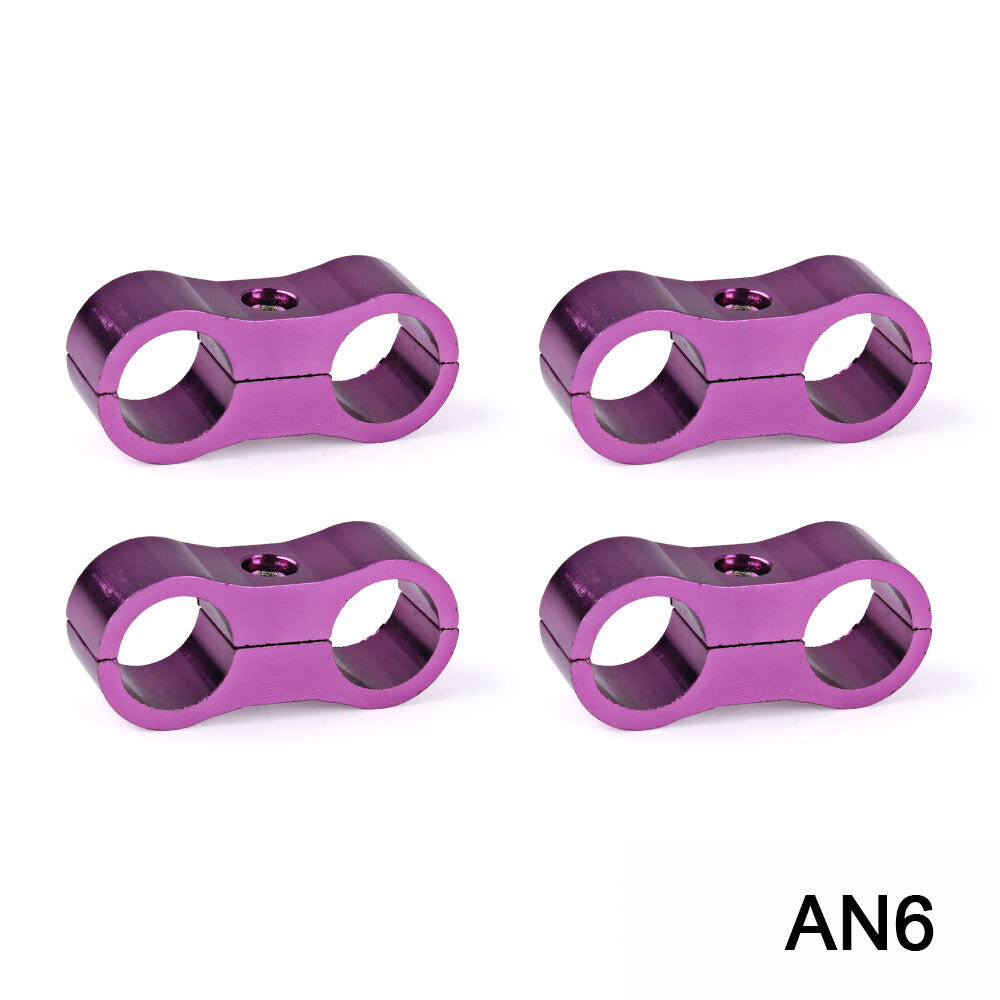 AN6 Hose Separator Clamp Hose Fitting Connector for Oil/Fuel Hose Line Q