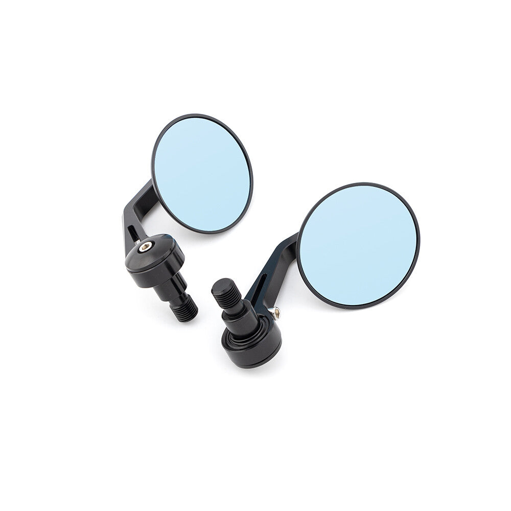 Black Handlebar End Side Mirror M16 Bolt-on for Yamaha XSR700 FZ8 MT-09 MT-07 Q