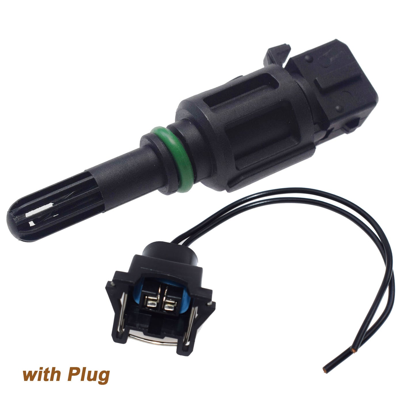 Air temperature sensor with plug connector suitable for 318i, 318is, 318ti, 323Ci, M3, X5- n