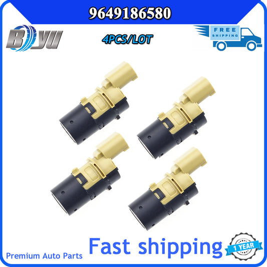 Parking reverse sensor 4-piece set for Citroën , for Peugeot , Berlingo C3, C4, 307, 807 - Partner v