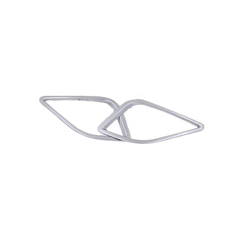 2X for Mazda CX-5 13-15 Matte Silver Dashboard LR AC Air Outlet Vent Frame Trim