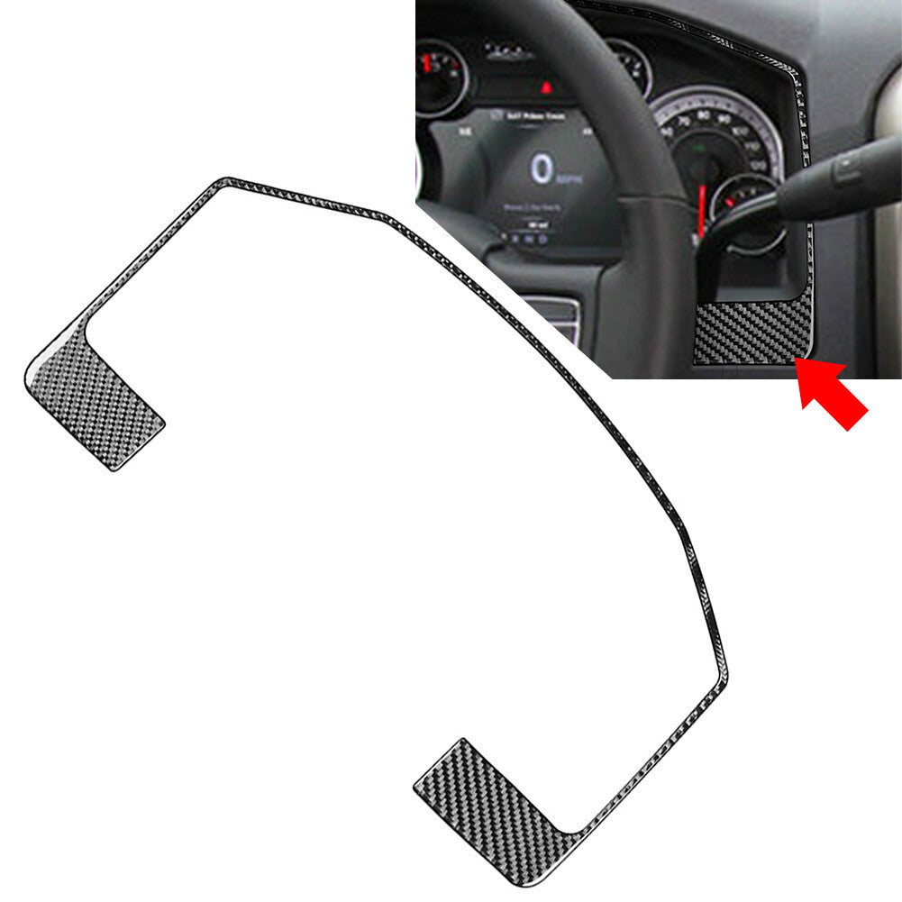 Carbon Fiber Speedometer Frame Cover Trim for Dodge for Ram 1500 SLT 2500 3500