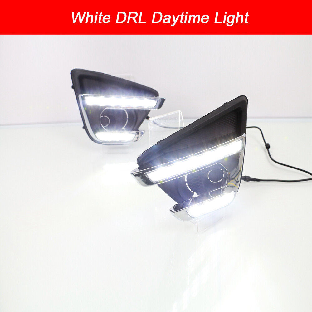 for Mazda CX-5 12-16 Daytime Running Lights LED DRL Fog Lamp Replacement Bumper Q