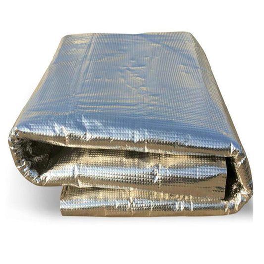 Car Engine Firewall Hood Heat Mat Deadener Soundproof Cotton PE 200x50cm 10mm Q