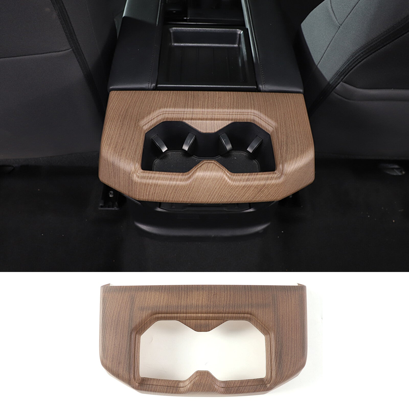 Interior Center Control Armrest Protective Cover Trim for Corvette C7 2014-19- v