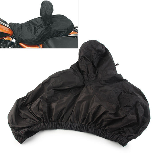 Waterproof for Seat Rain Cover w/ Driver Backrest Fit for Harley Street Electra Glide