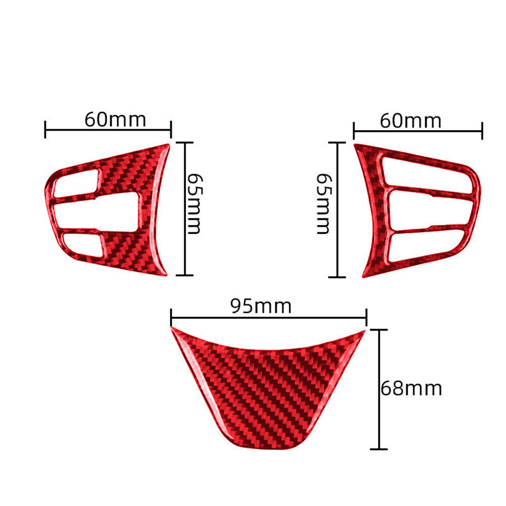 Carbon Fiber Gear Shift Decorative Cover Trim For 6 E63 E64 2004-2010 v