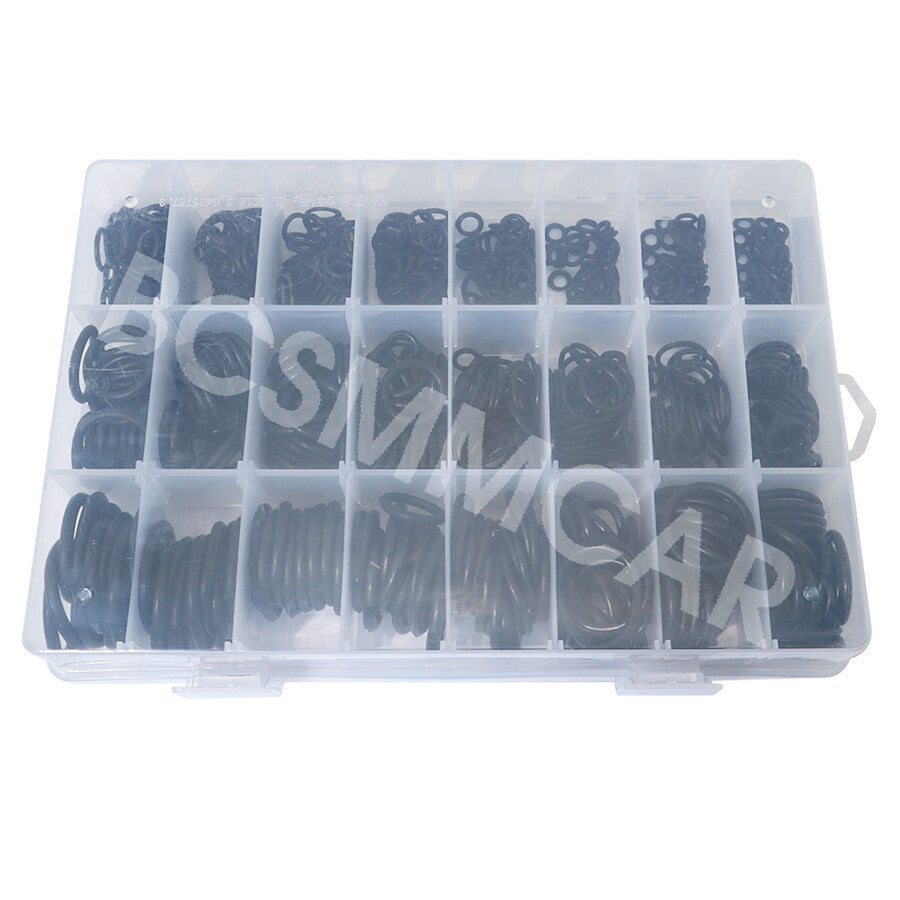 800x O Ring Set Assorted Black Rubber Seals Sink Tap Washer Plumbing Air Gas