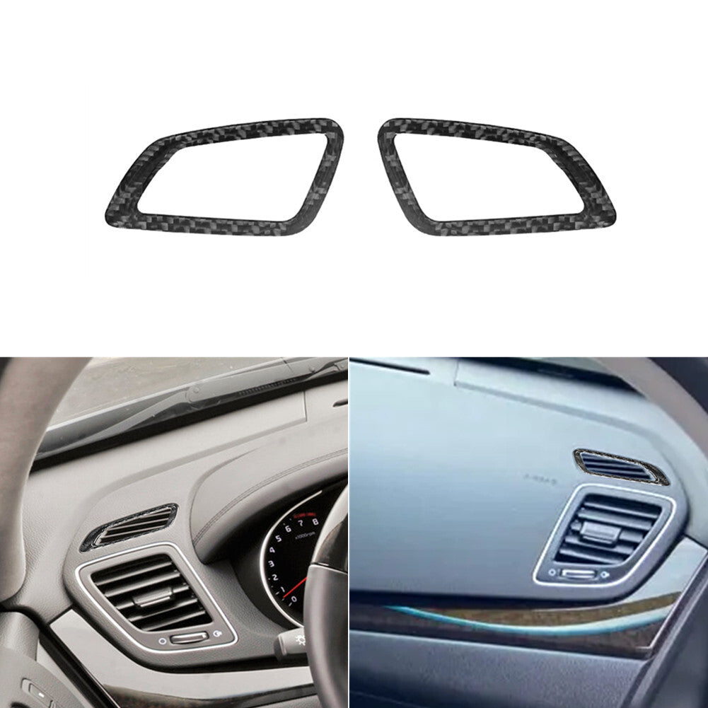 Carbon fiber style exterior door handle cover decoration suitable for 2019 for Kia K3 5 pieces- v