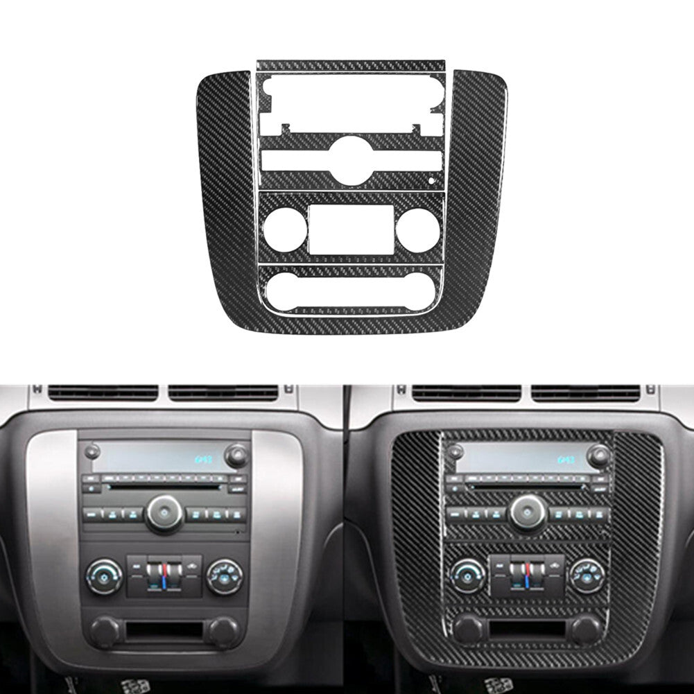 Carbon Fiber Climate Control Console Surround For Outlander 2014-2016 v