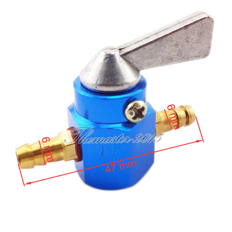 CNC Petrol Fuel Tap Inline Petcock Valve Switch for Honda for Yamaha ATV Motorcycle Q