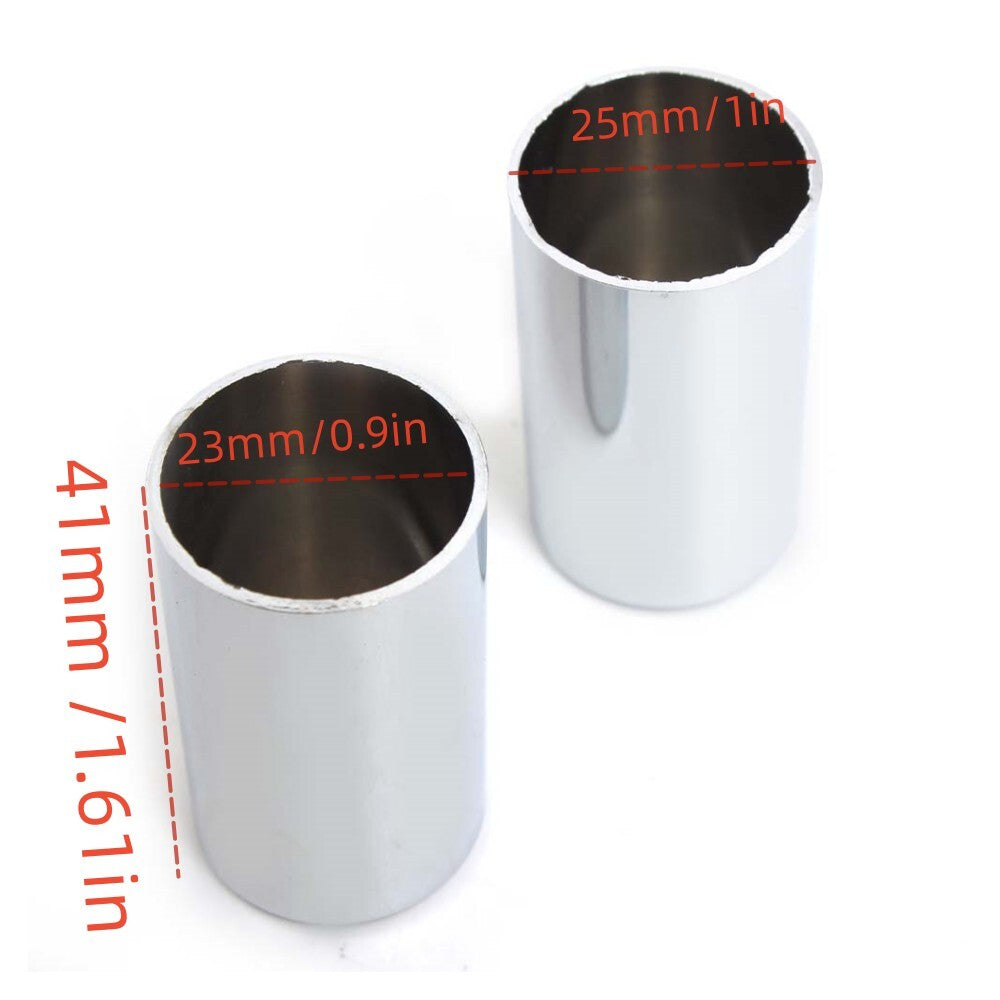 Chrome docking station hardware point magnet protective sleeve for Harley Touring 1996 - 2023 - n