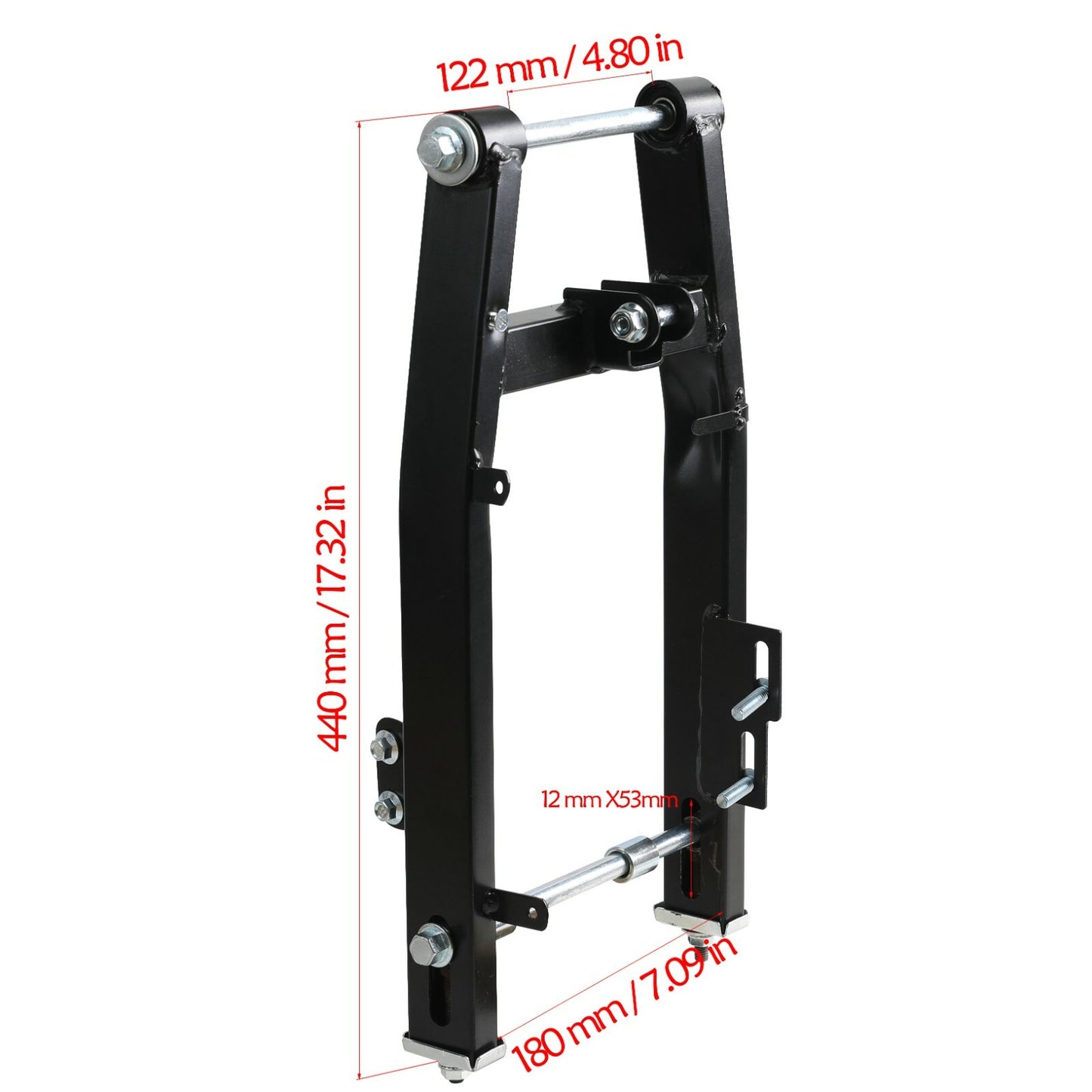 12-inch rear wheel, 80/100-12 tire, rim assembly, swingarm kit, pit bike CRF70 110cc 125