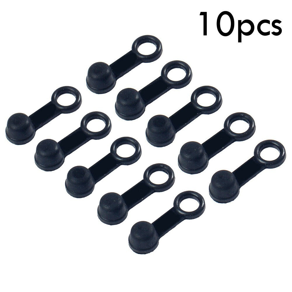 10X Brake Bleed Nipple Screw Dust Cap Cover Rubber Motorcycle Motorbike USSTOCK