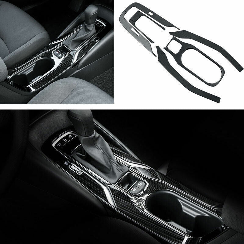 2x 2019-2022 Glossy Black Side Rearview Mirror Cover Trim Cap for Corolla - v