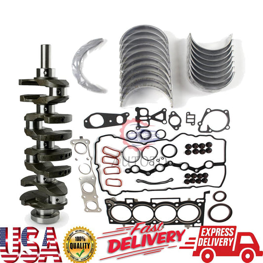 Engine Crankshaft Main Bearings Overhaul Kit For 2006-2019 for Hyundai Sonata 2.4L