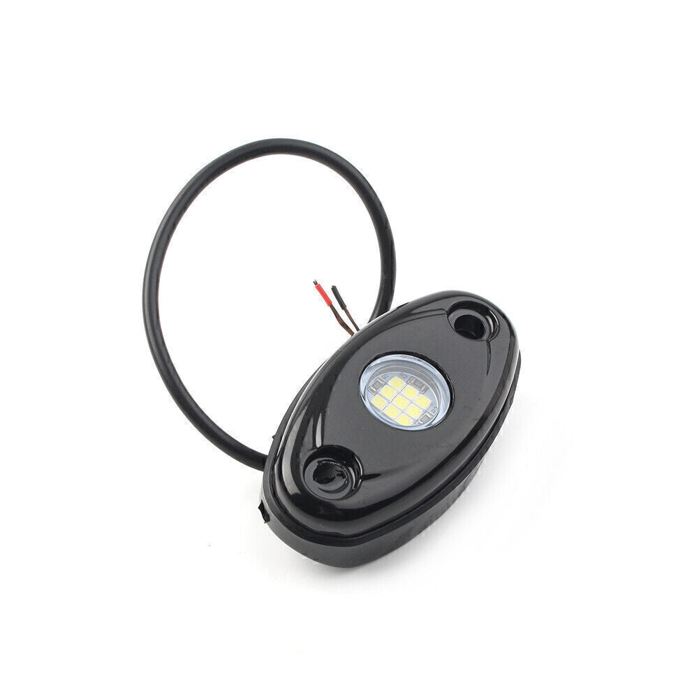 for JEEP SUV Offroad Truck Boat Under Body Lamp 9V-30V 9W White LED Rock Light