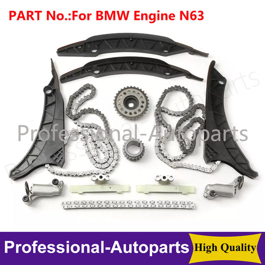 1Set N63 Engine Timing Chain Repair Kit for BMW 550i 650i 750i X6 X5 for ALPINA B7 Q