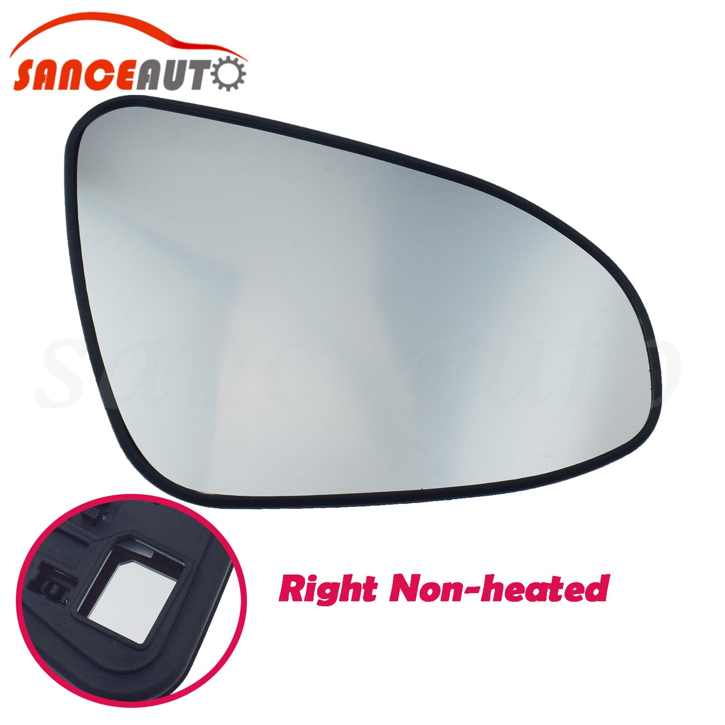 Non-heated side mirror glass, right side, 8793152B90, suitable for YARS III 2010-- n