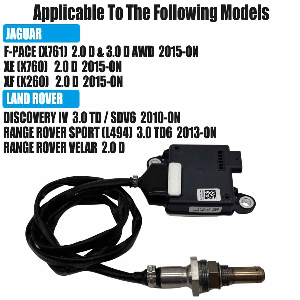FPLA-5J299-CC Nitrogen Oxide Sensor Compatible with F-PACE XE XF Detection Range Q