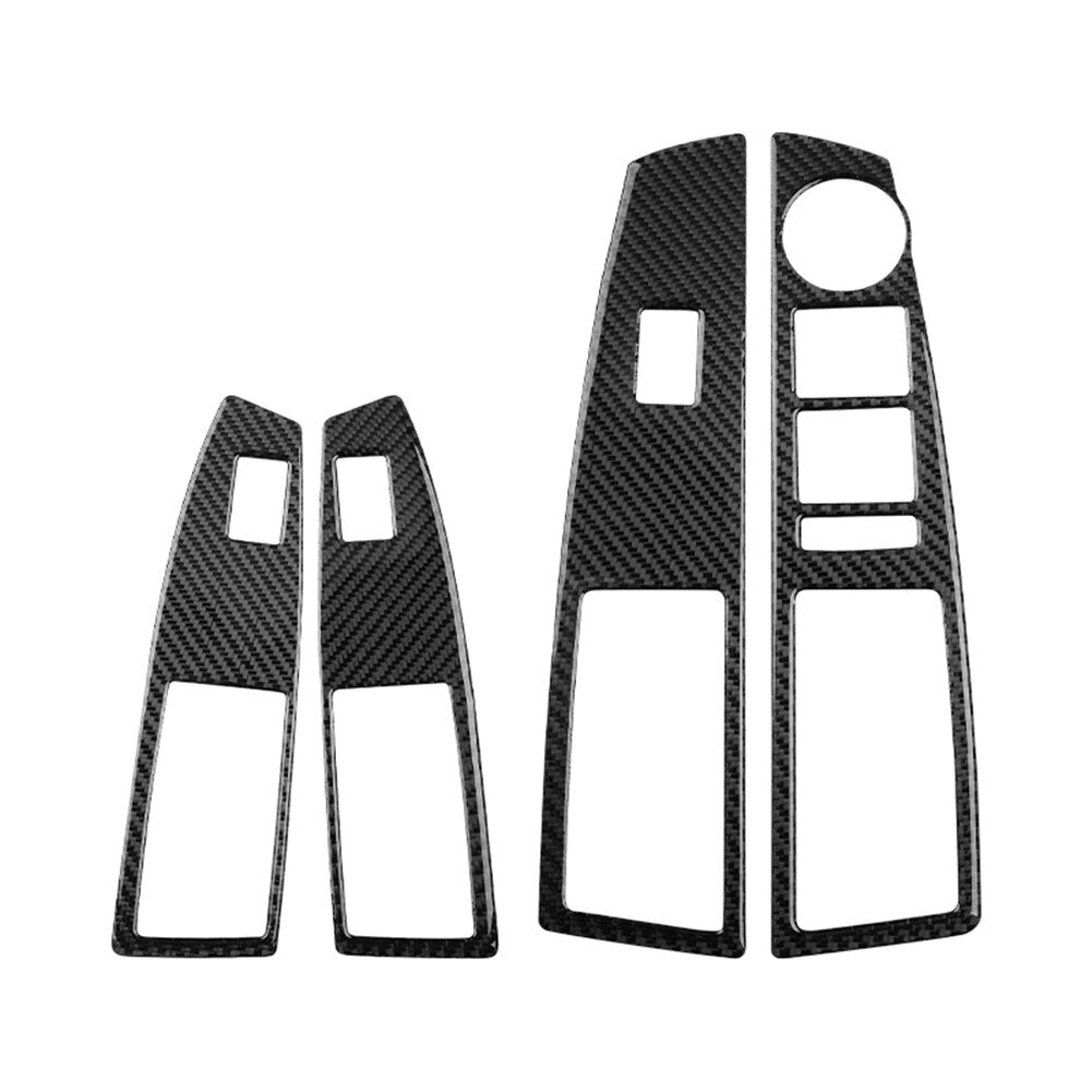 2x Red Carbon Fiber Front Face Bumper Cover Trim For Supra A90 2019-2022 v