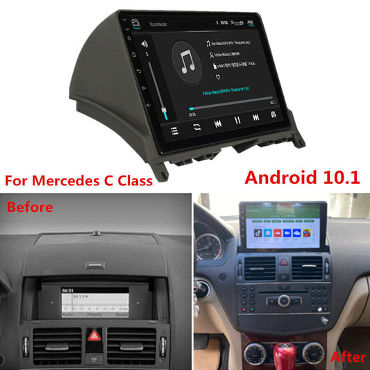 9 Stereo Radio GPS Nav for Mercedes C200 C250 C300 C350 C63 W204 S204 2007-2010