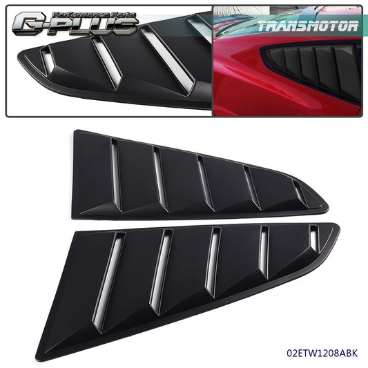 Fits 2015 - 2020 for Mustang GT V6 Quarter 1/4 Side Window Extrusion Scoop Cover - v