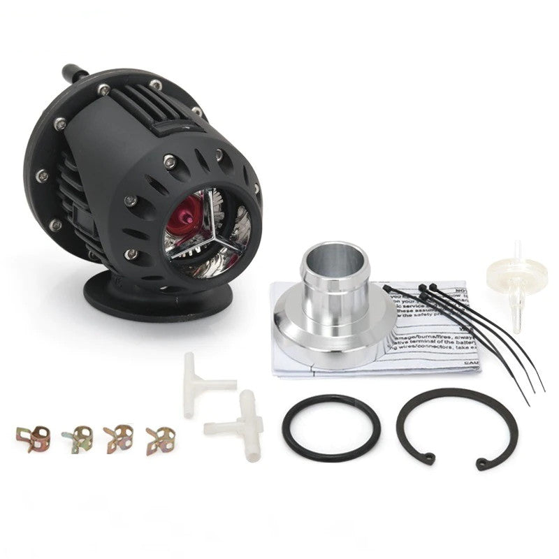 General Purpose SQV4 Turbine Blow Valve Kit Pull-Type Aluminum Parts Turbine Black