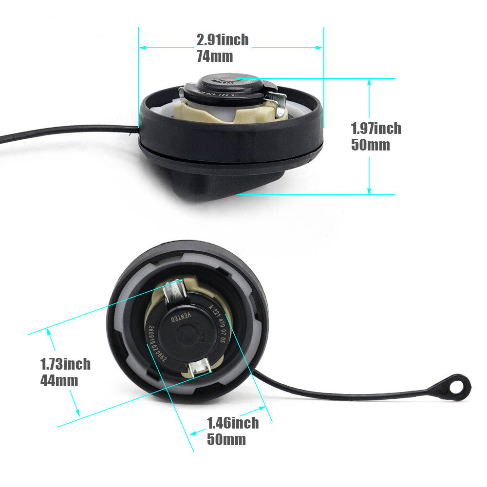 Fuel tank filler cap suitable for C-Class, CL-Class, CLS-Class, EG-Class, GLK-Class, SLK 214700605- n