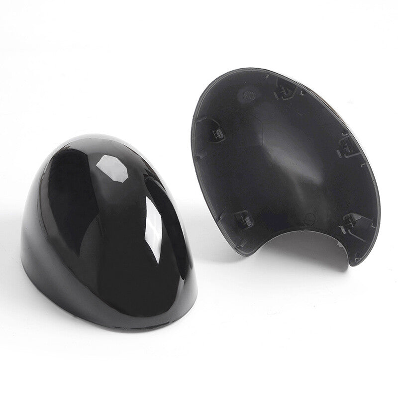 2Pcs Gloss Black Mirror Cover Caps Fits for Mini Cooper 51162754913+51162754914 n
