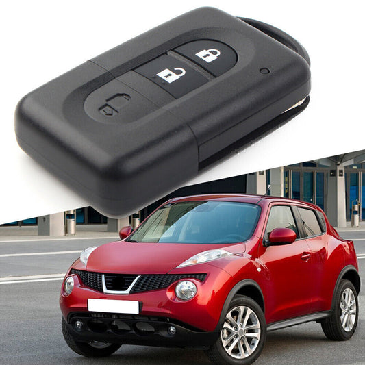 2 Button Remote Car Key Shell Case for Nissan Micra Xtrail Qashqai Juke Fob Q