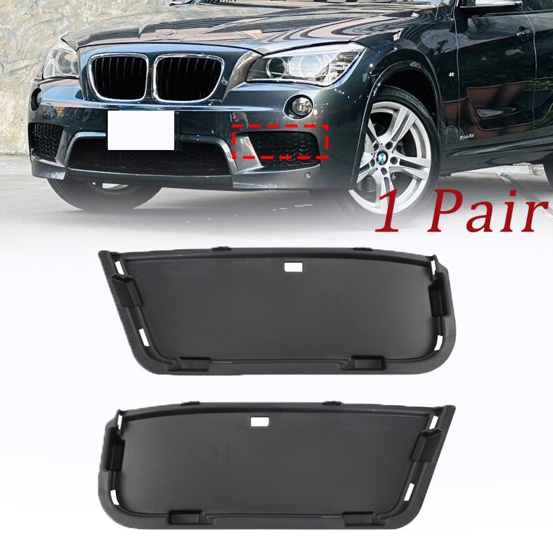 Pair Fog lamp frame Front Inner Bumper Insert Set Fits 2013-2015 for BMW X1 E84