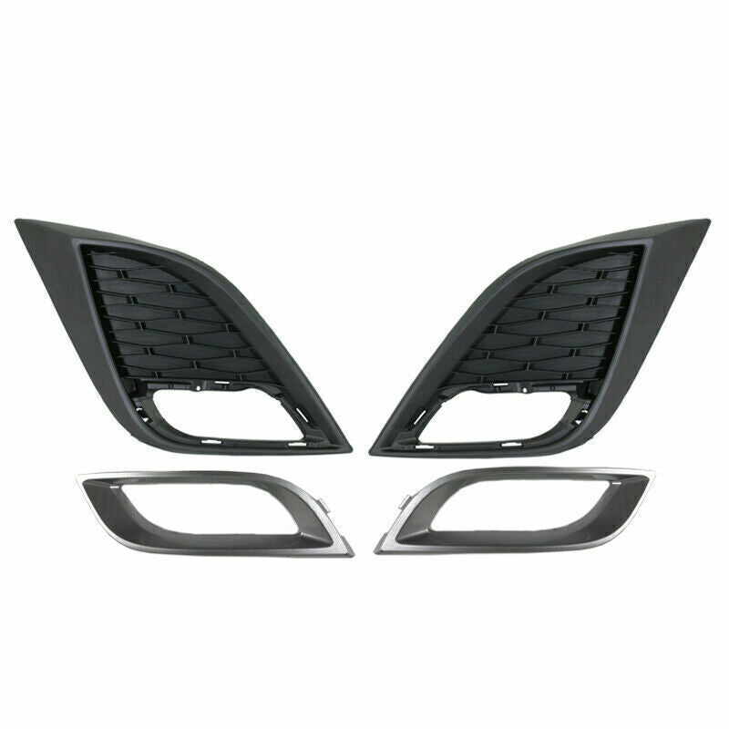 Side Front Bumper Fog Light Grill Cover Set for MAZDA 3 2010 2011 LHRH