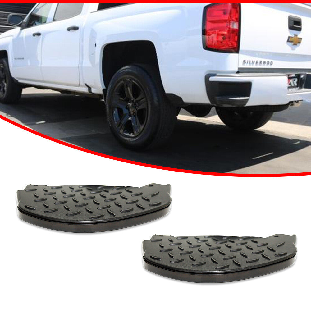 Rear Angle 3D Steps Driver and Passenger Side Fits 14-19 Silverado for GMC for Sierra - v