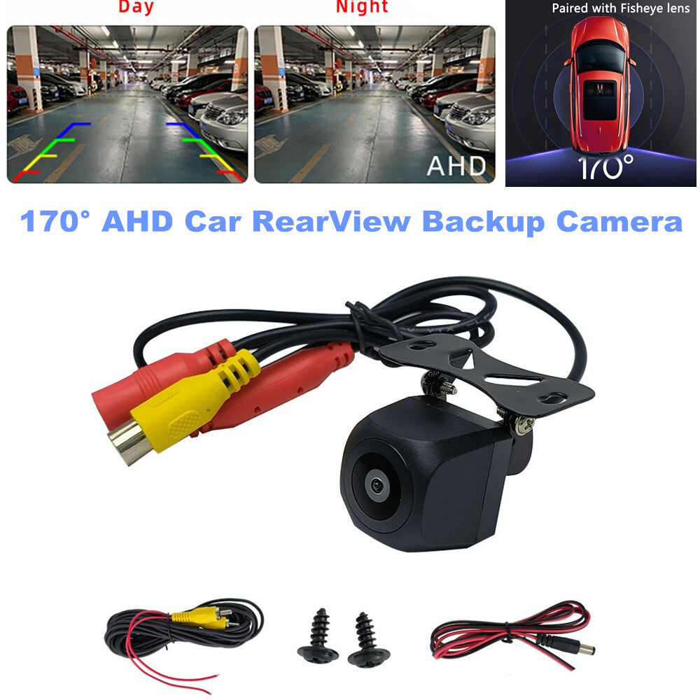 170° AHD Car Backup Camera with Rearview, Reversing View, Parking, Night Vision, and Waterproof n