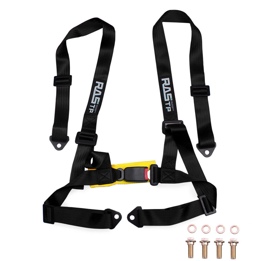1/2PCS Adjustable 2 4 Point Buckle Racing for Seat Belt Harness Strap Kit Q