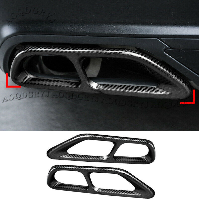 For Escape Kuga 2013-2019 Carbon ABS Front Door Stereo Speaker Cover Trims v
