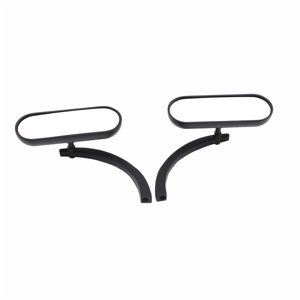 Motorcycle for Mini Oval Rearview Side Mirror for Harley Dyna Softail Deluxe Custom Q
