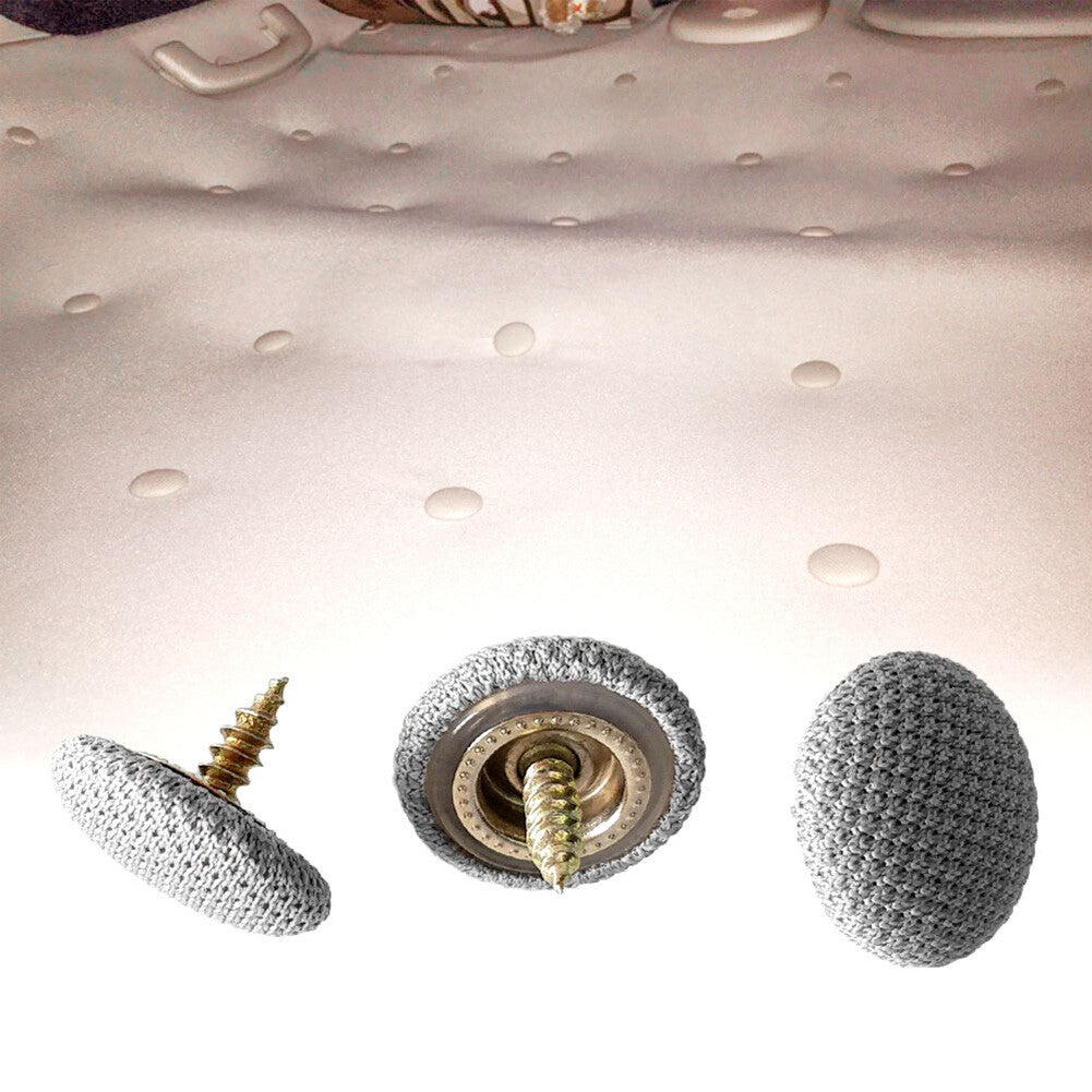 60PCS Car Roof Liner Ceiling Repair Buckle Sagging Headliner Pins Rivet Snap Kit