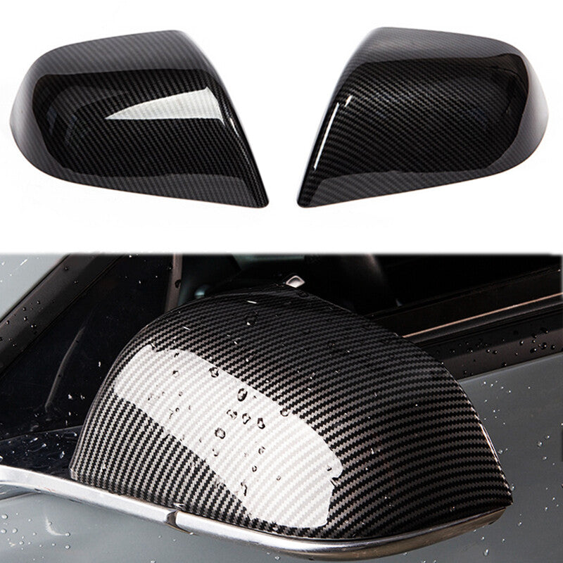 Car door mirror cover, exterior car accessory, suitable for 17-21 Model 3. n
