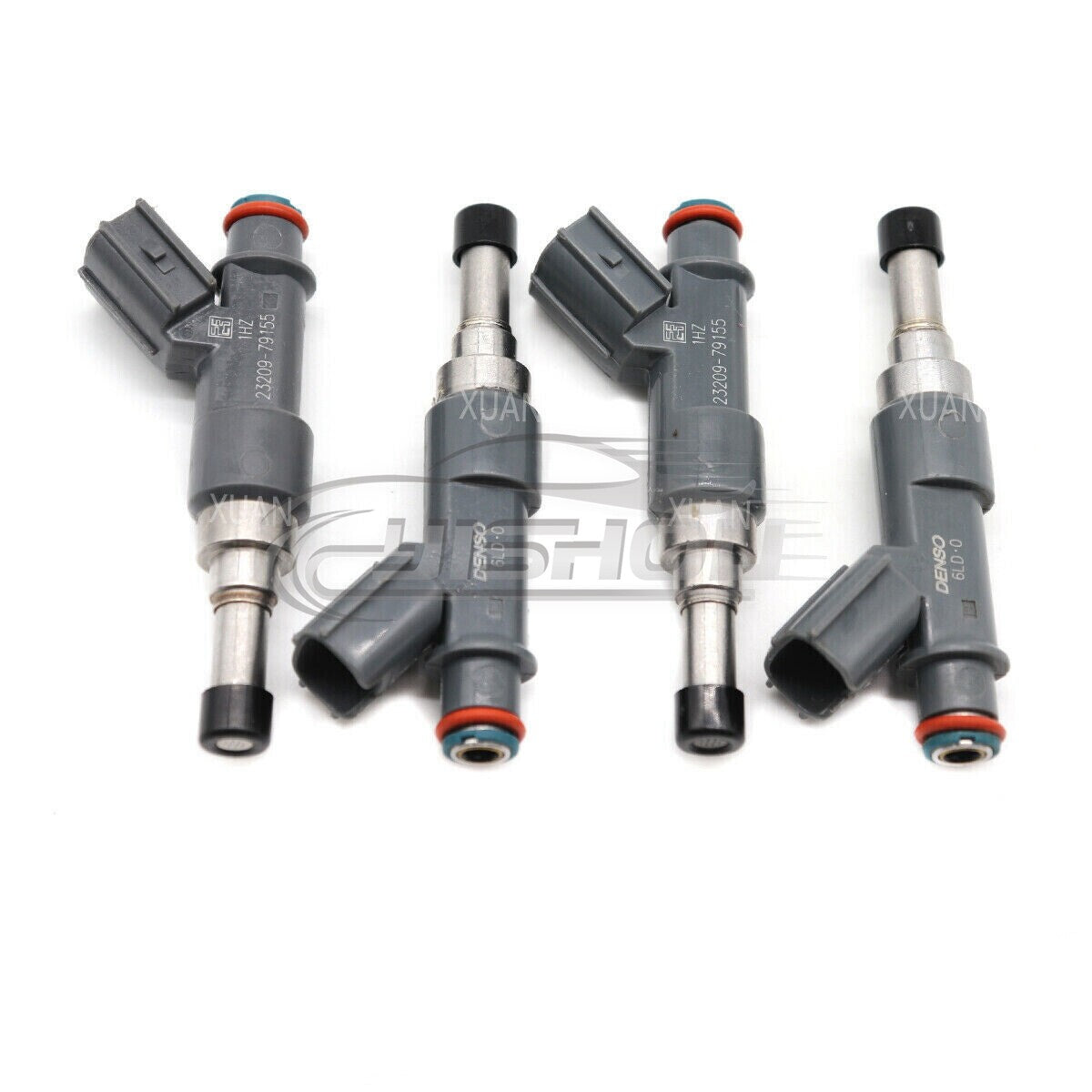 4-piece fuel injector 23250-75100 for 4Runner 4.0L (2010), Tacoma 2.7L (05-13), and 4.0L (05-11-).