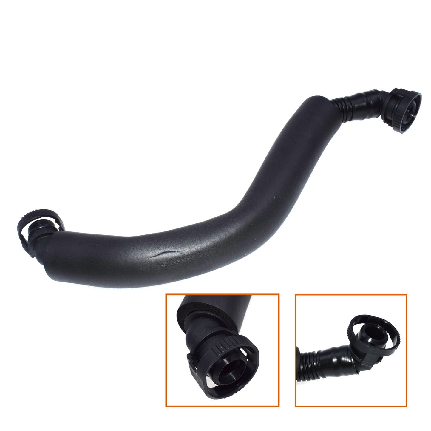 The brand new PCV crankcase vent hose is suitable for Golf , for Jetta , for Audi A3, A4, and Q5 models. (06J103221B) v