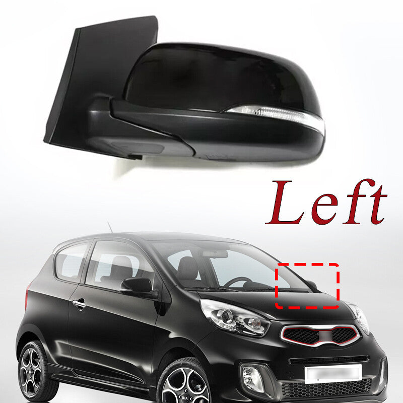 Left for Kia Picanto 2012-2016 Car Rearview mirror Assembly 8PIN